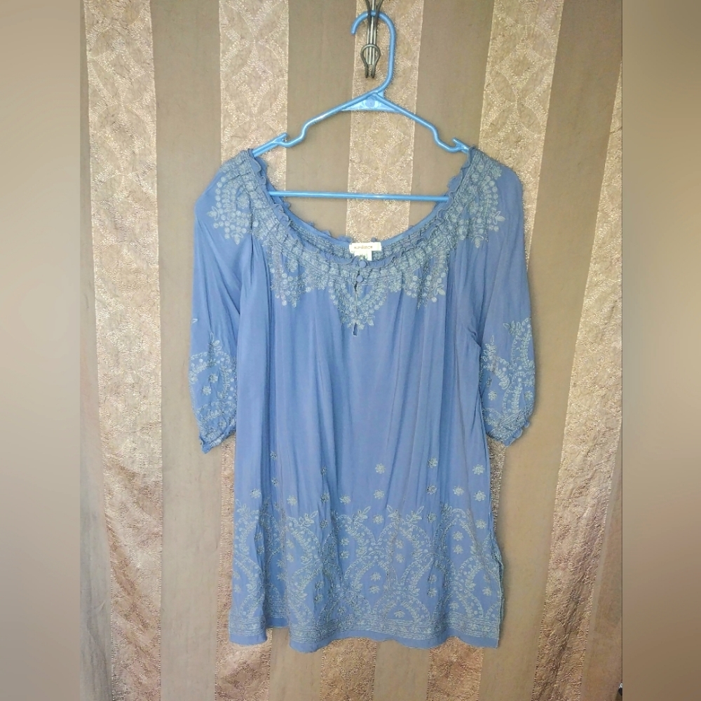 Sundance Women's Top Embroidered Boho